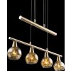 Globo Isla Hängeleuchte LED Bronze, 4-flammig