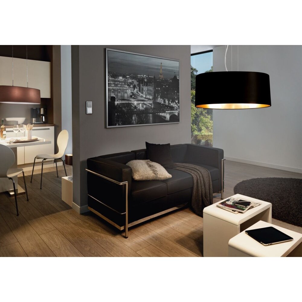 Eglo MASERLO Hängeleuchte Nickel-Matt, 3-flammig main product photo