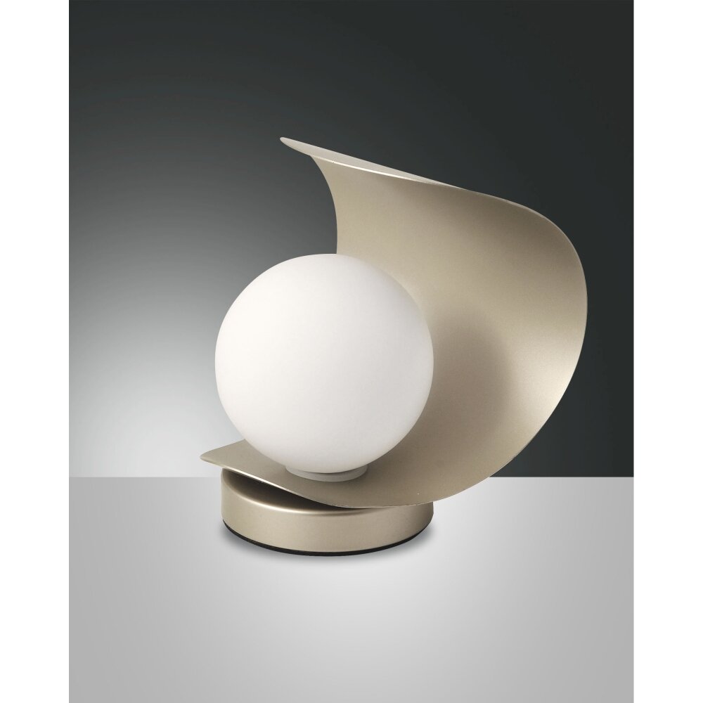 Fabas Luce Adria Tischleuchte LED Gold, 1-flammig main product photo