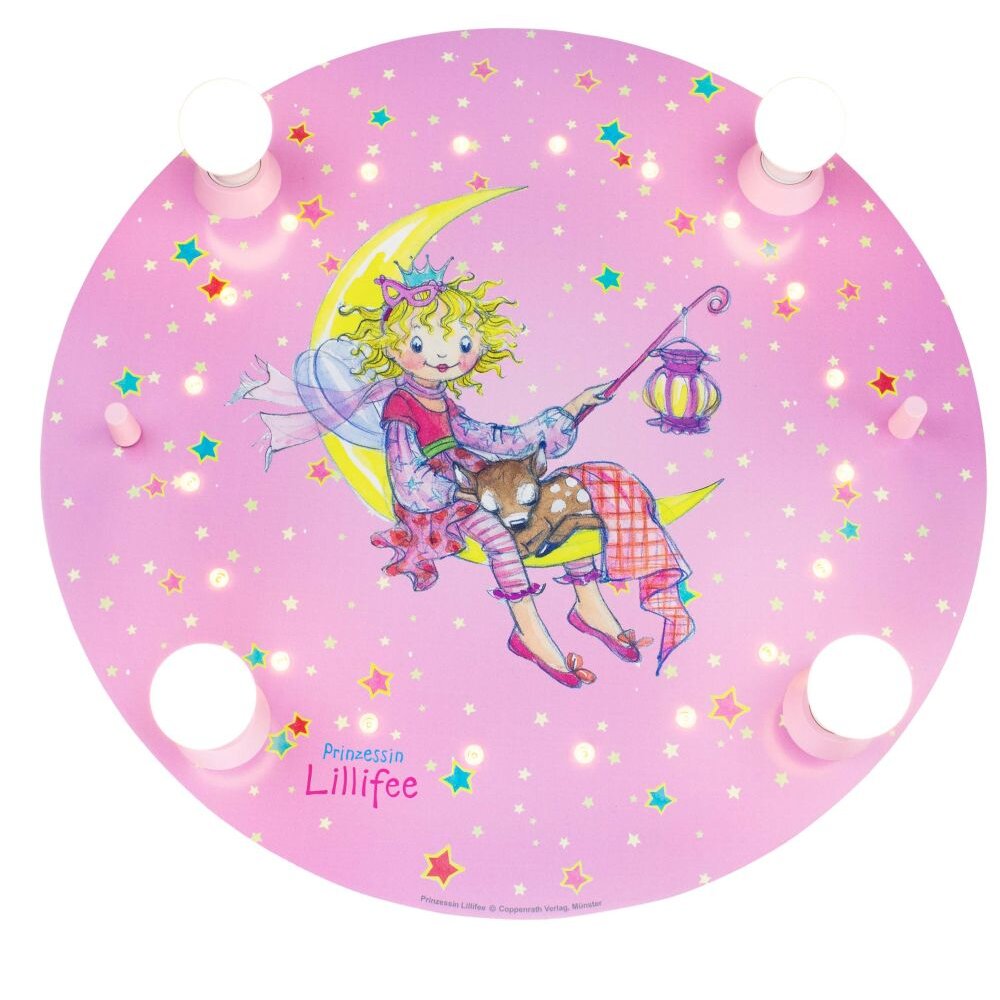 Elobra LATERNENNACHT Deckenleuchte Pink, 4-flammig main product photo