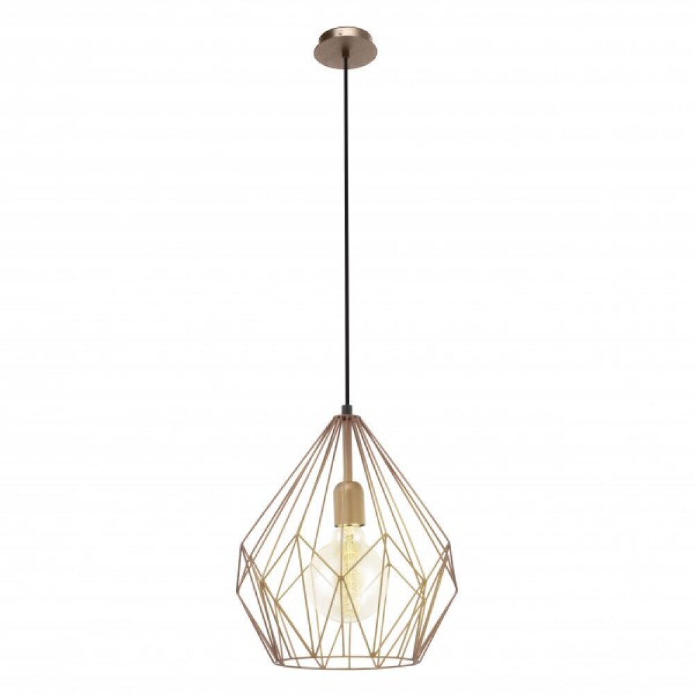 Eglo VINTAGE Hängeleuchte Kupferfarben, 1-flammig main product photo