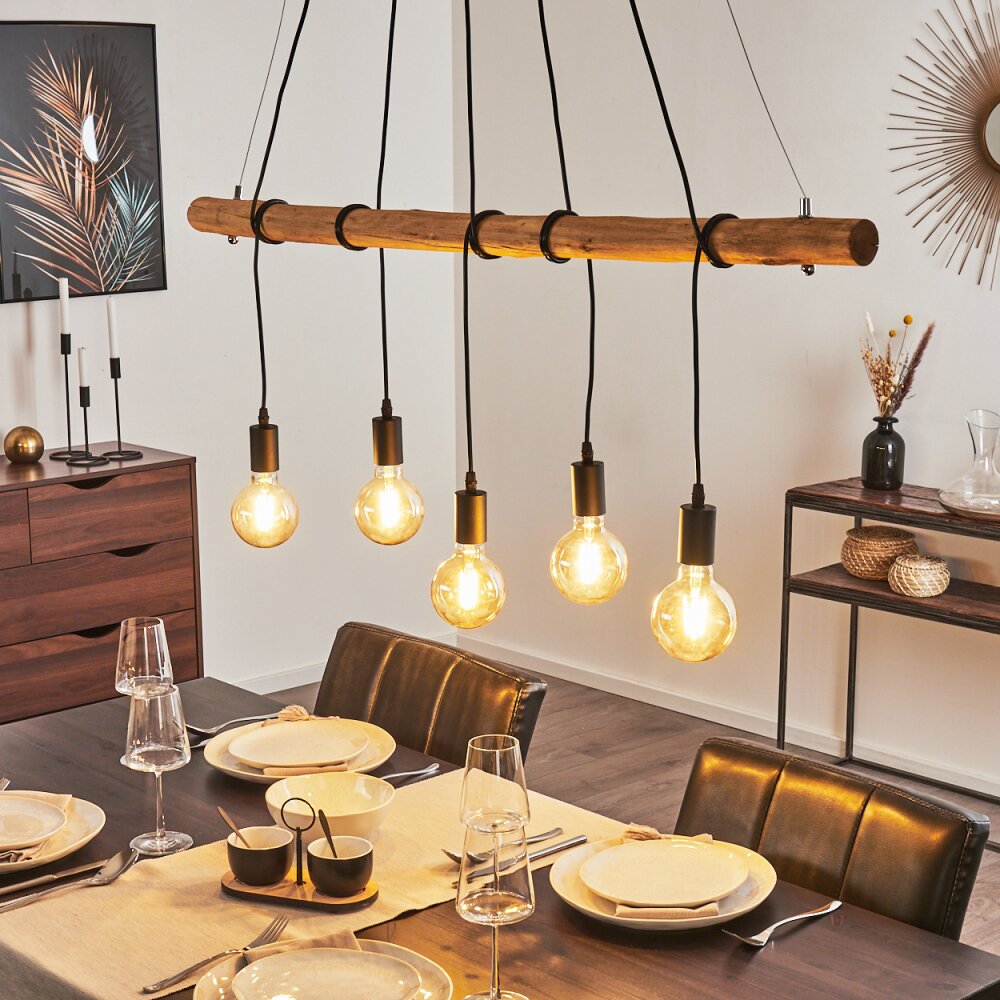 Seegaard Pendelleuchte Schwarz, 5-flammig main product photo