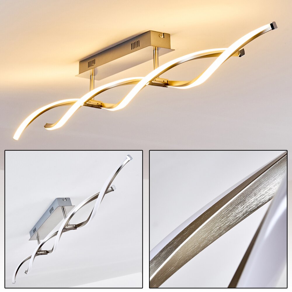 Imatro Deckenleuchte LED Nickel-Matt, 2-flammig main product photo
