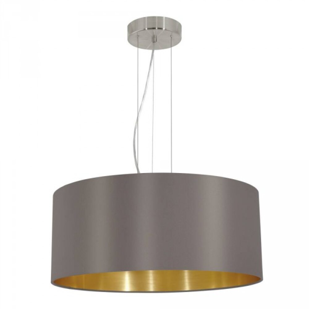 Eglo MASERLO Hängeleuchte Nickel-Matt, 3-flammig main product photo