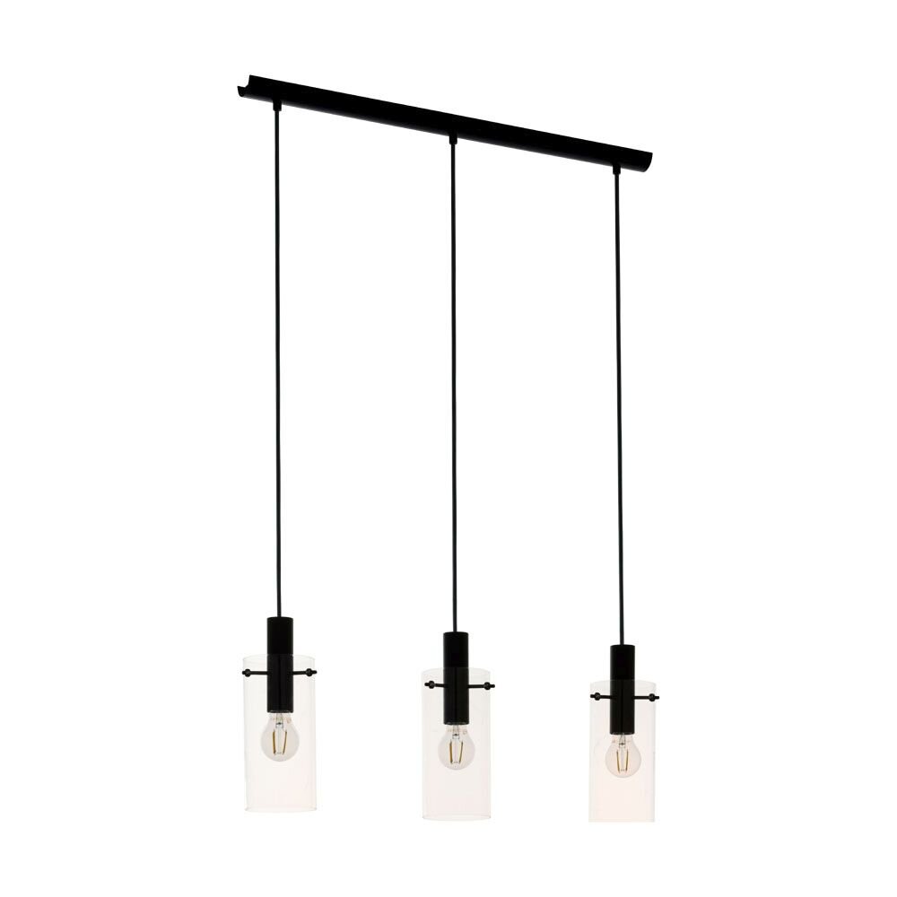 Eglo MONTEFINO Hängeleuchte Schwarz, 3-flammig main product photo