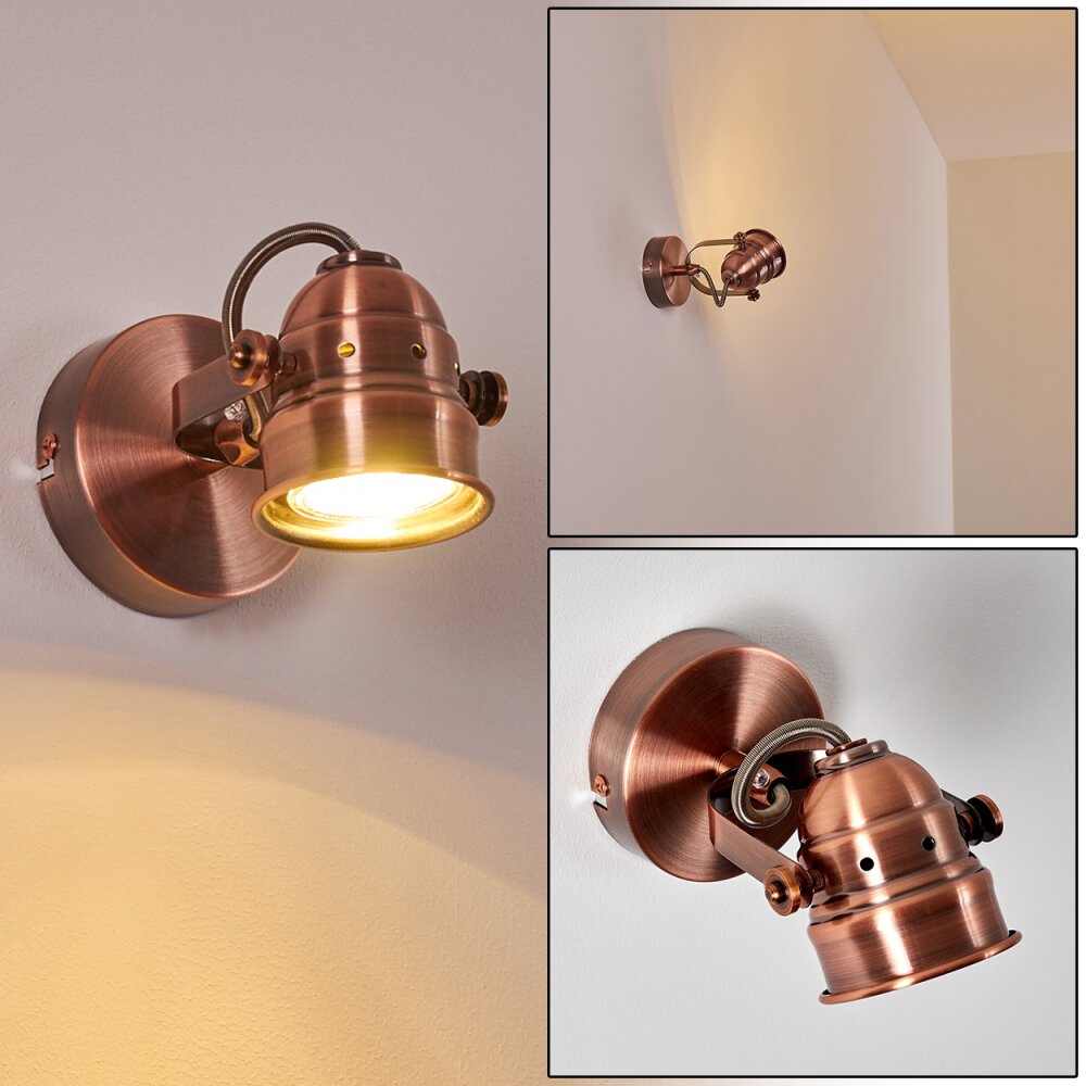 Aniak Wandleuchte LED Kupferfarben, 1-flammig main product photo