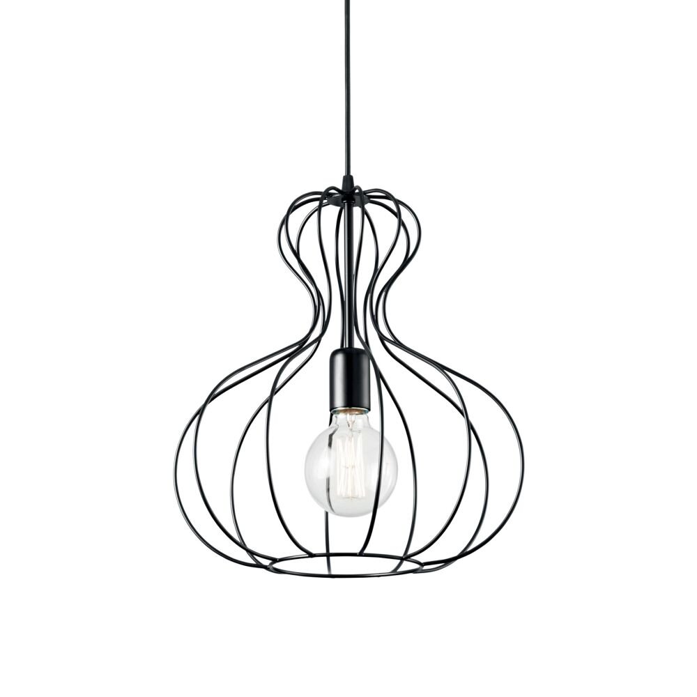Ideal Lux AMPOLLA Hängeleuchte Schwarz, 1-flammig main product photo