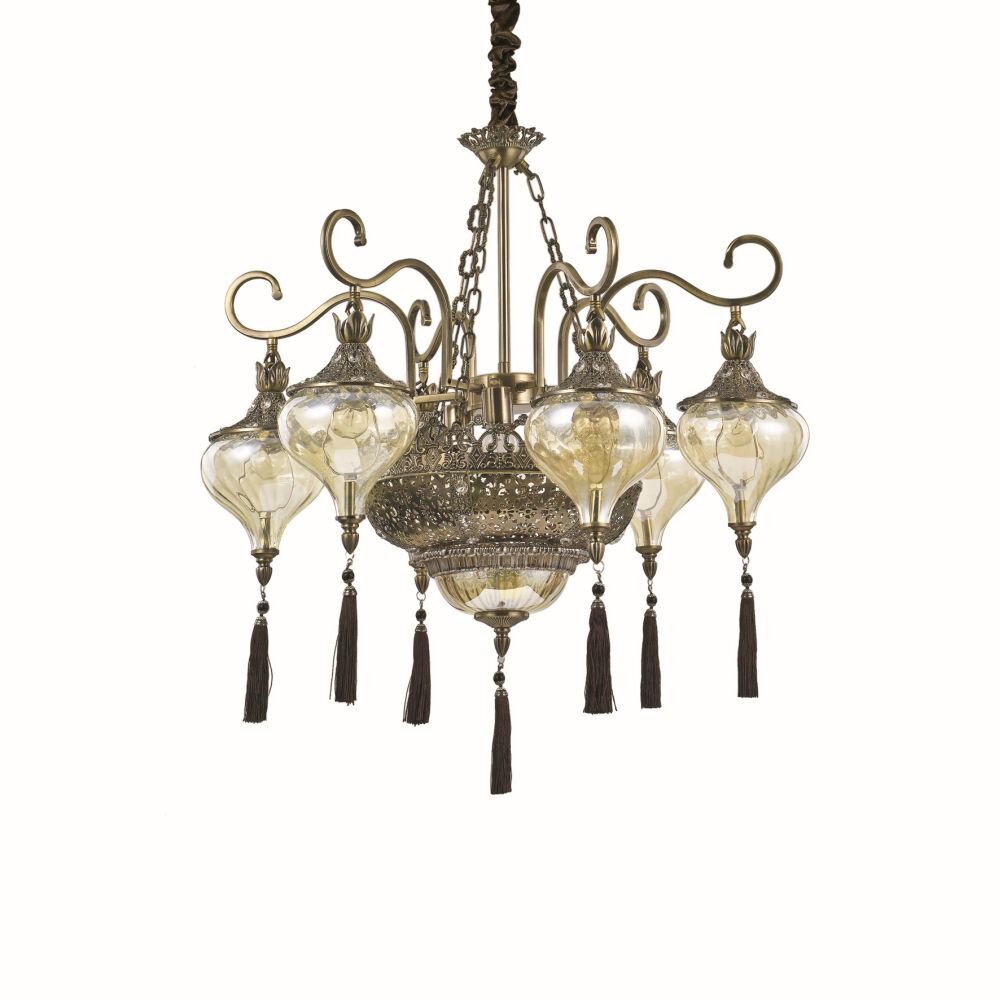 Ideal Lux HAREM Kronleuchter Brüniert, 9-flammig main product photo