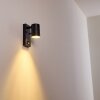 Froslev Außenwandleuchte LED Schwarz, 1-flammig, Bewegungsmelder
