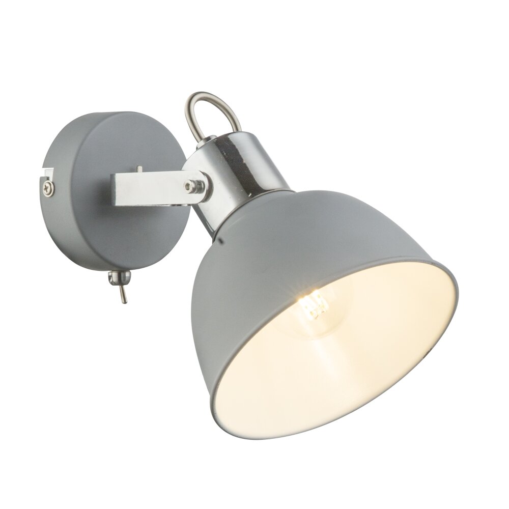 Globo Gerda Wandstrahler Grau, 1-flammig main product photo