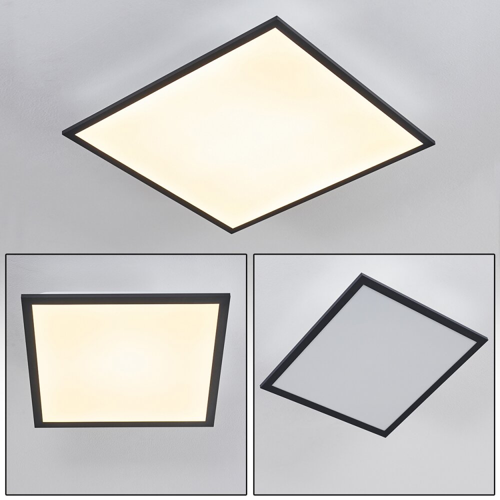 Salmi Deckenpanel LED Grau, Weiß, 1-flammig main product photo