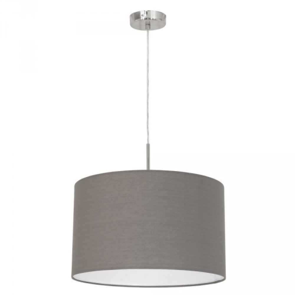 Eglo PASTERI Hängeleuchte Nickel-Matt, 1-flammig main product photo