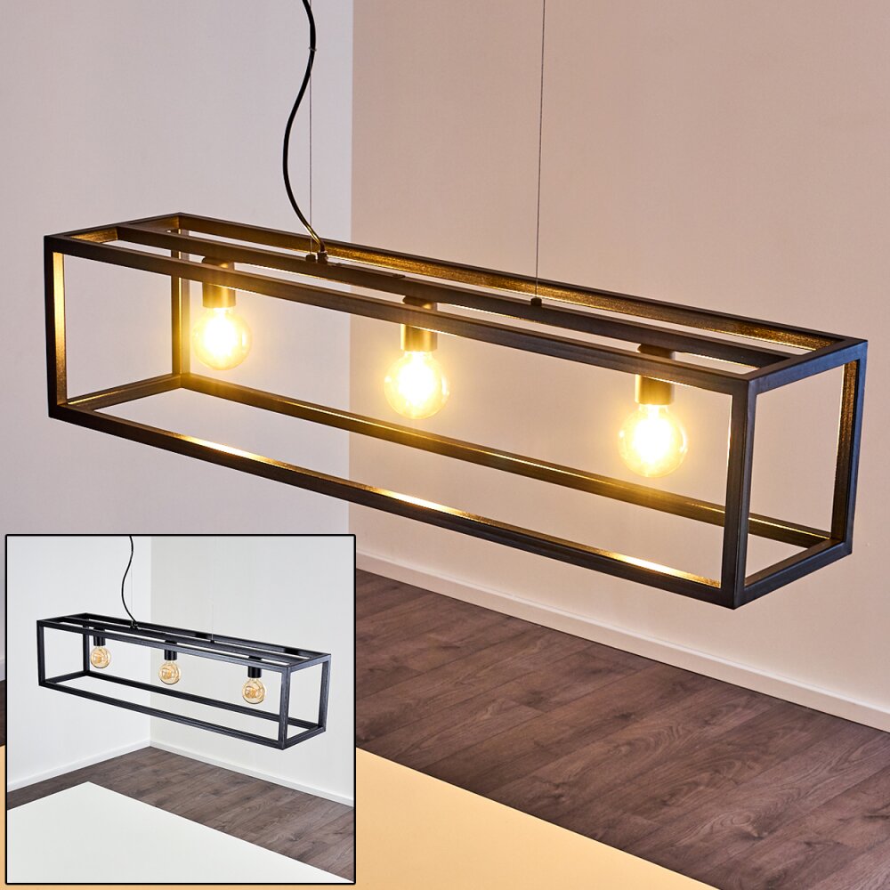Paulins Pendelleuchte Schwarz, 3-flammig main product photo