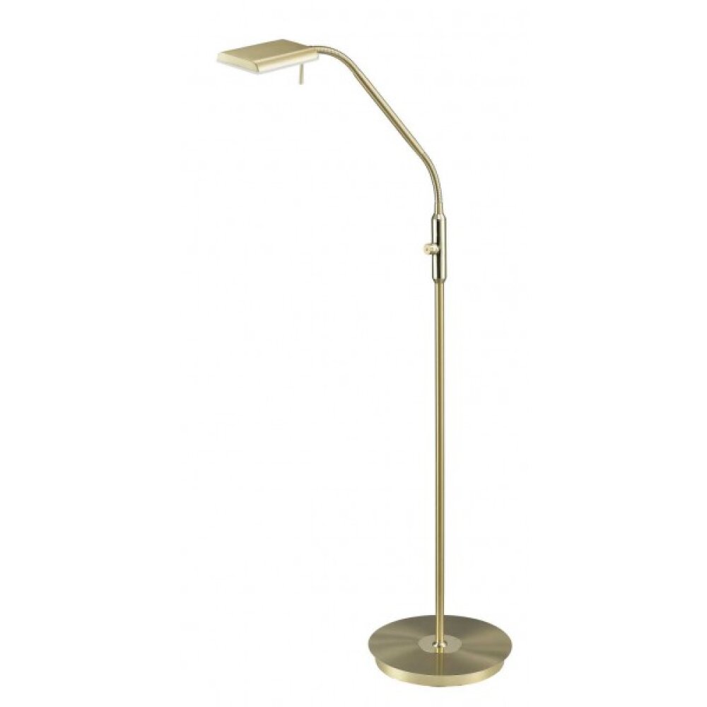 Trio Leuchten BERGAMO Stehleuchte LED Messing, 1-flammig main product photo