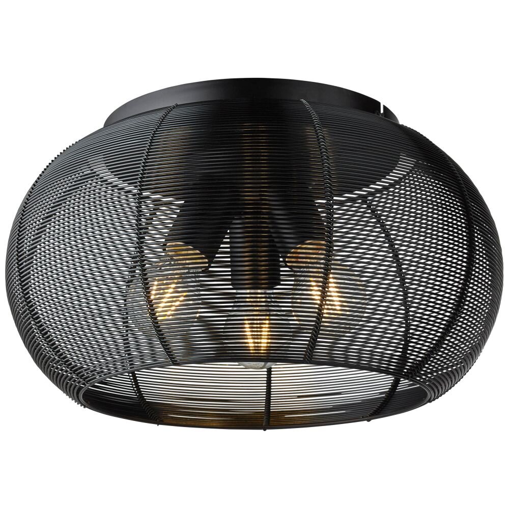 Brilliant Leuchten Sambo Deckenleuchte Schwarz, 3-flammig main product photo