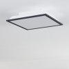 Salmi Deckenpanel LED Schwarz, Weiß, 1-flammig