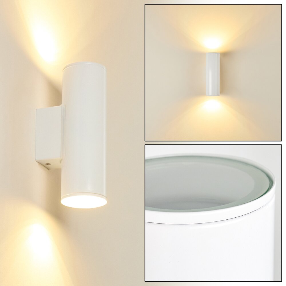 Brachy Außenwandleuchte LED Weiß, 2-flammig main product photo