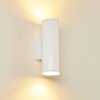 Brachy Außenwandleuchte LED Weiß, 2-flammig