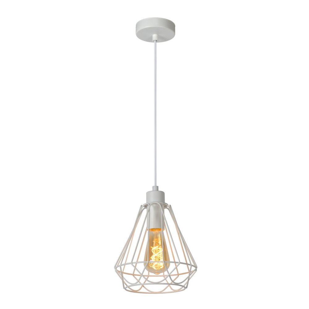 Lucide KYARA Pendelleuchten Weiß, 1-flammig main product photo