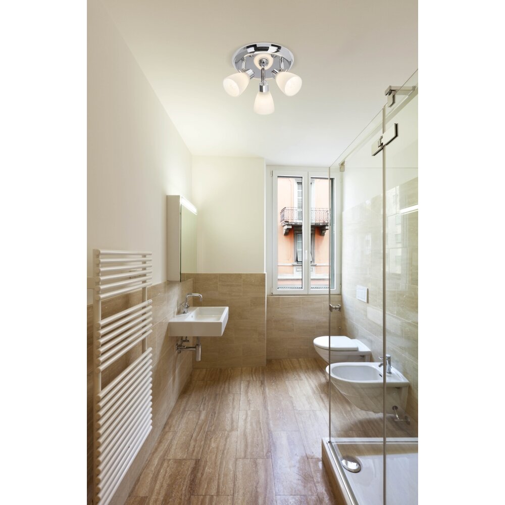 Brilliant Leuchten Kensington Spotrondell Chrom, 3-flammig main product photo