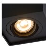 Lucide TUBE Downlight Schwarz, 1-flammig