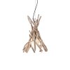 Ideal Lux DRIFTWOOD Hängeleuchte Holz hell, 1-flammig