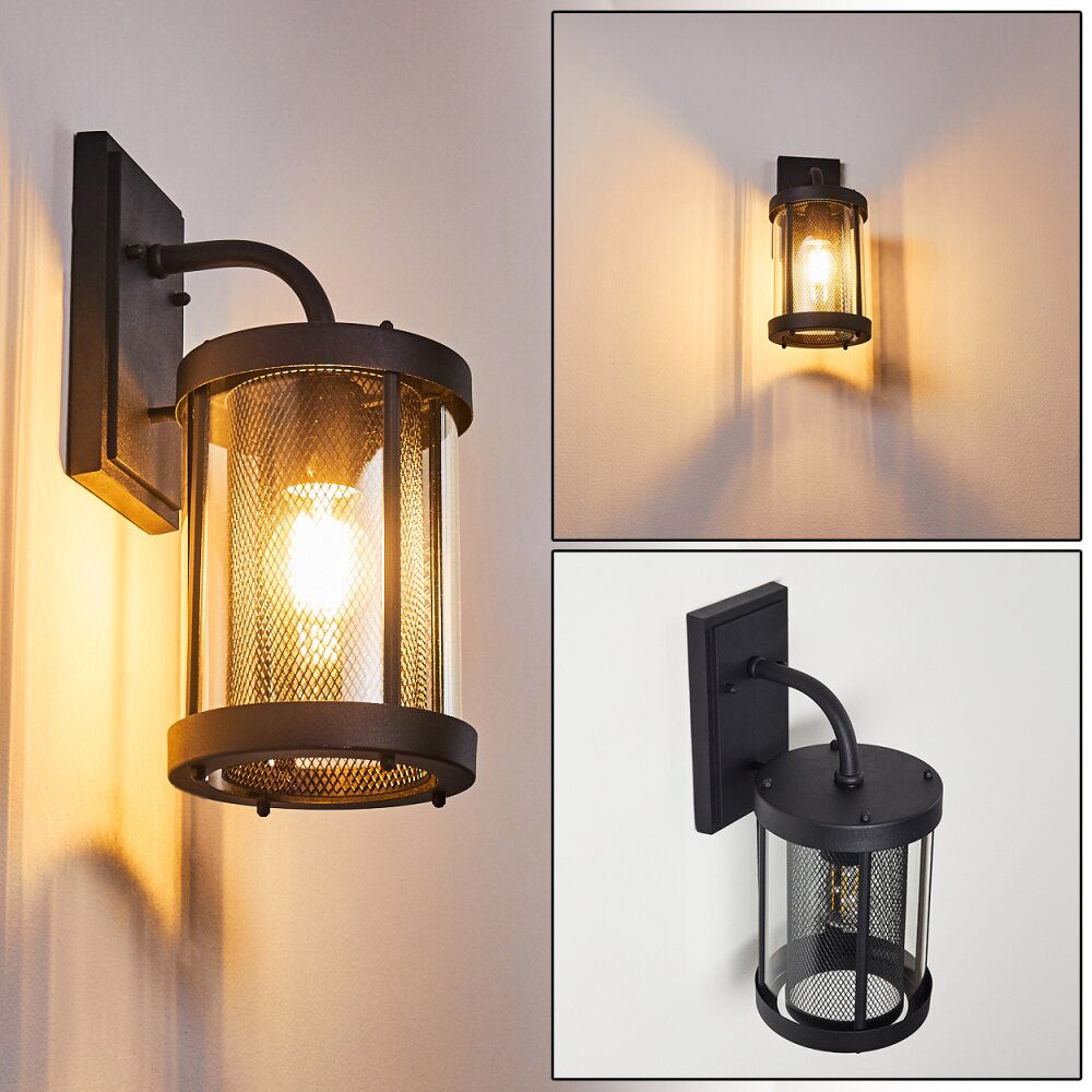 Horuphav Außenwandleuchte Schwarz, 1-flammig main product photo
