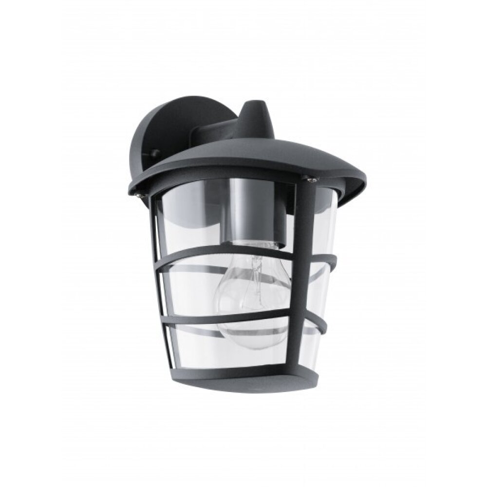 Eglo ALORIA Wandaussenleuchte Schwarz, 1-flammig main product photo