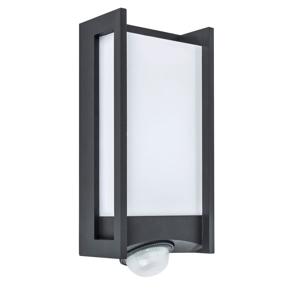 Lutec QUBO Aussenwandleuchte LED Anthrazit, 1-flammig main product photo