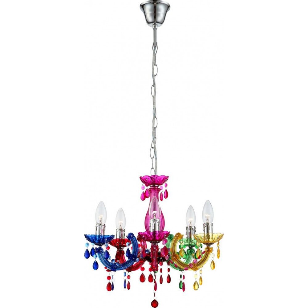 Globo CUIMBAR Kronleuchter Bunt, 5-flammig main product photo