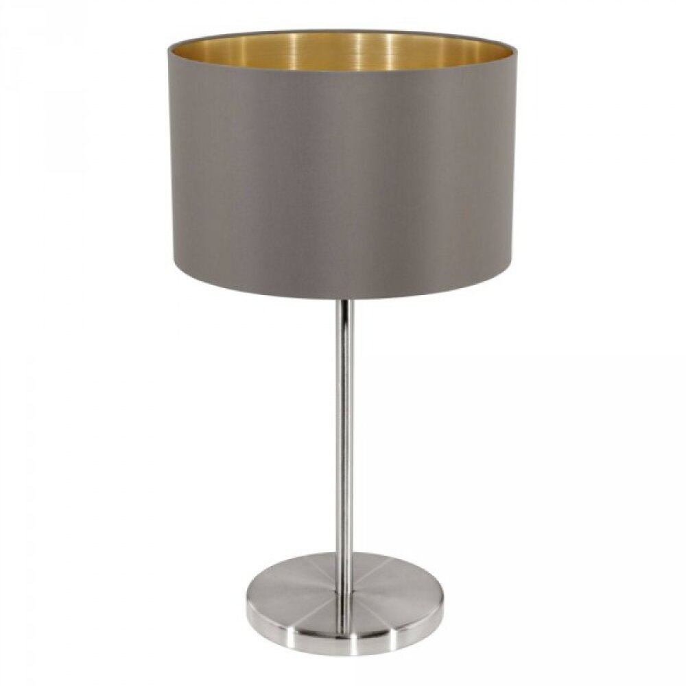Eglo MASERLO Tischleuchte Nickel-Matt, 1-flammig main product photo