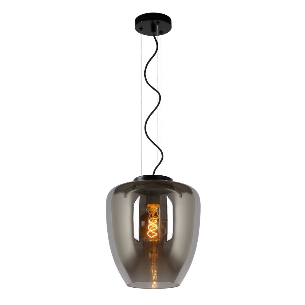 Lucide FLORIEN Pendelleuchte Grau, 1-flammig main product photo