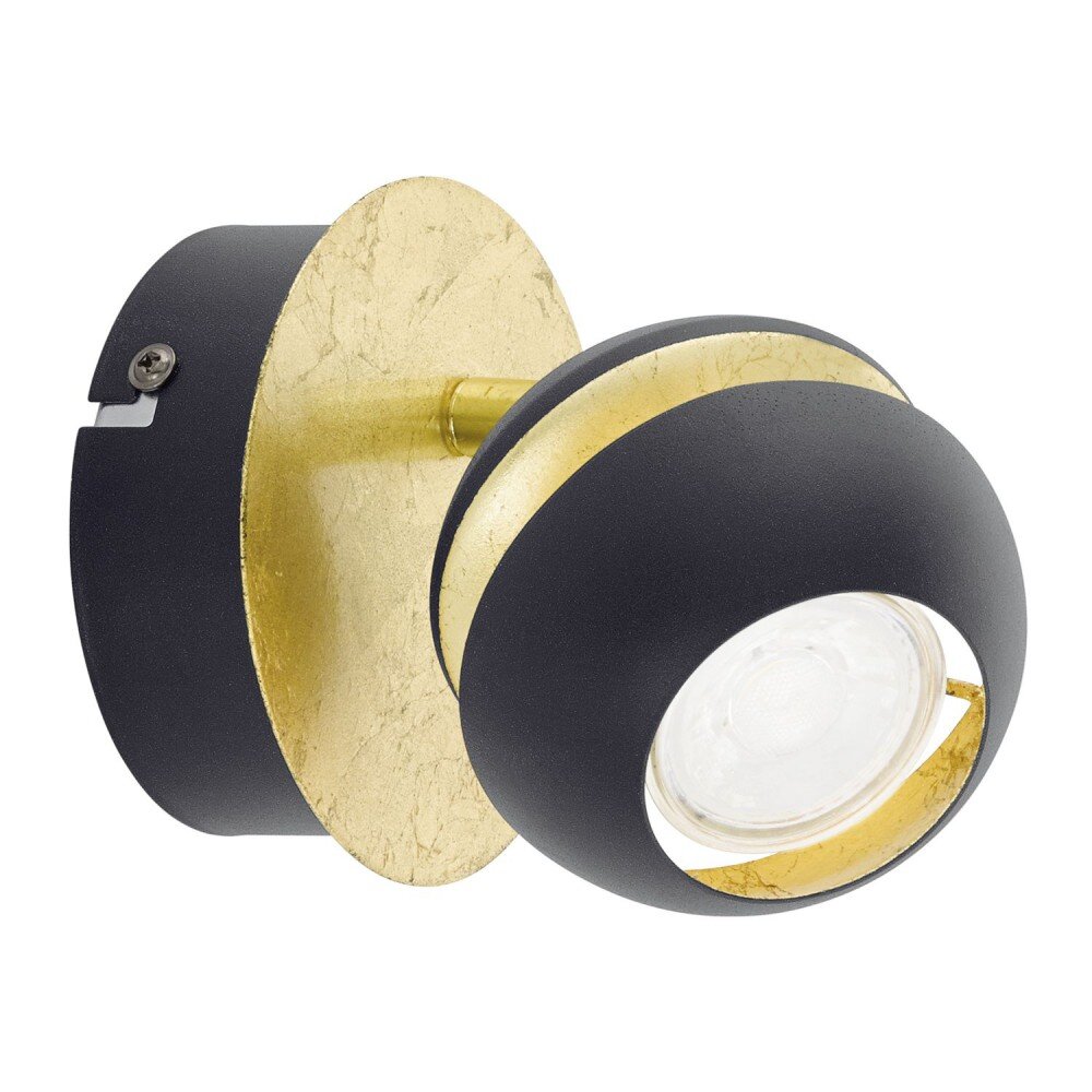 Eglo NOCITO Wandleuchte Gold, Schwarz, 1-flammig main product photo