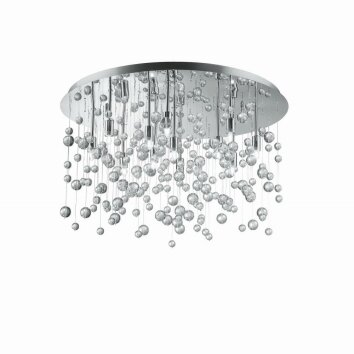 Ideal Lux NEVE Deckenleuchte Chrom, 12-flammig