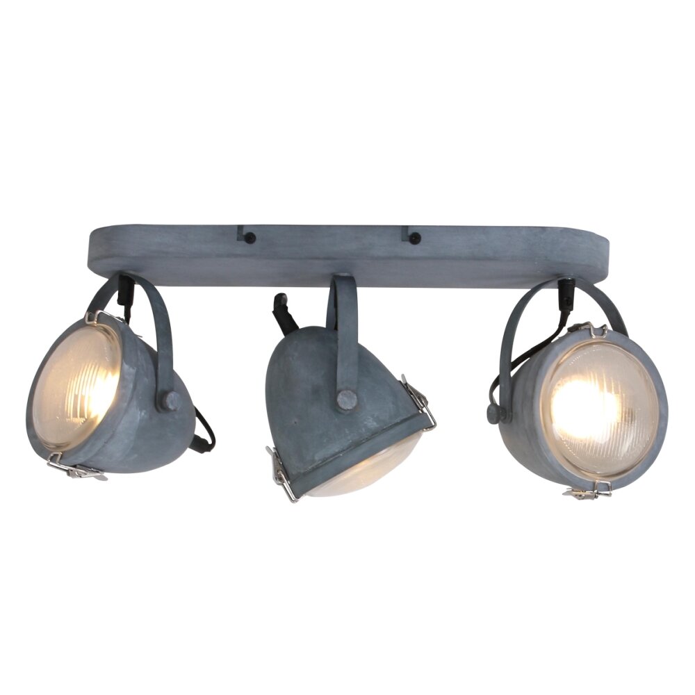 Steinhauer Mexlite Deckenleuchte Grau, 3-flammig main product photo