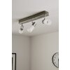 Trio Leuchten CLAPTON Deckenleuchte LED Aluminium, Chrom, Edelstahl, 3-flammig