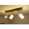 Trio Leuchten CLAPTON Deckenleuchte LED Aluminium, Chrom, Edelstahl, 3-flammig