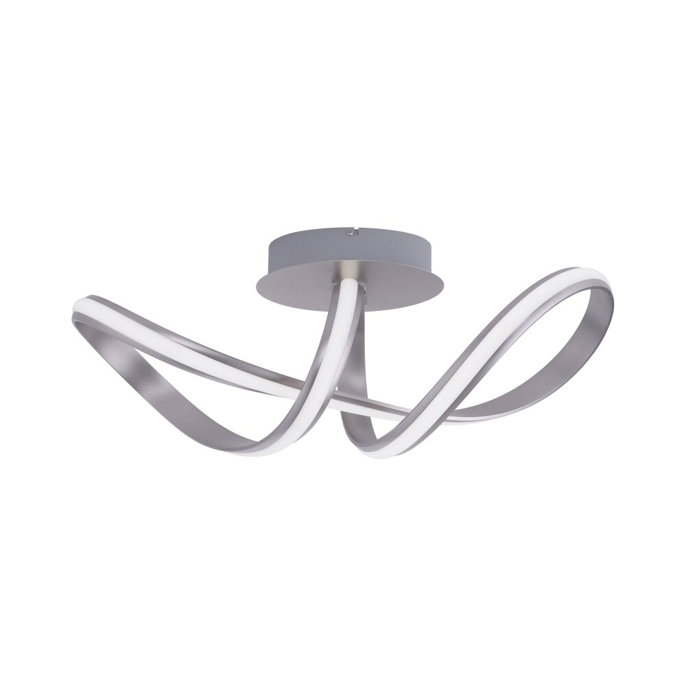 Leuchten Direkt Ls-MELINDA Deckenleuchte LED Edelstahl, 1-flammig, Fernbedienung, Farbwechsler main product photo