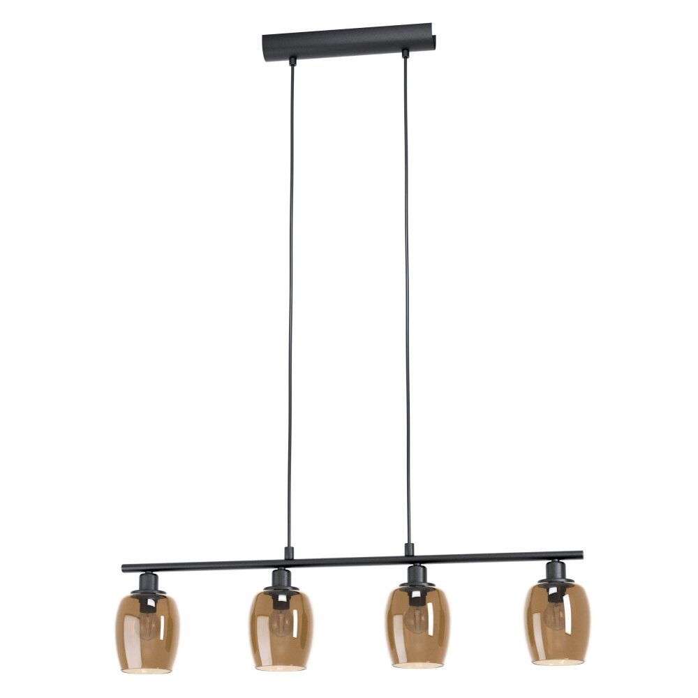 Eglo Leuchten ZABALEA Hängeleuchte Schwarz, 4-flammig main product photo