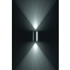 Philips Buxus Außenwandleuchte LED Edelstahl, 2-flammig