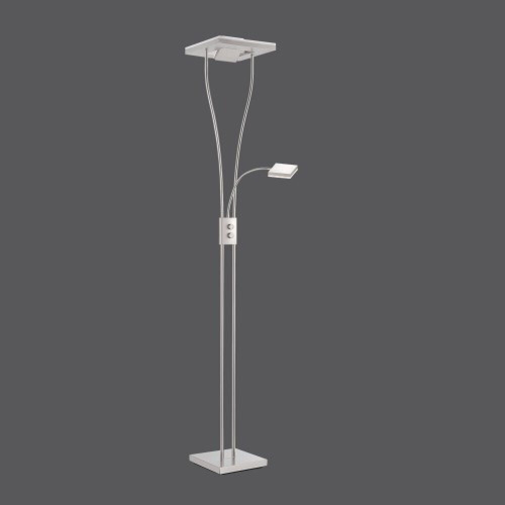 Leuchten Direkt HELIA Deckenfluter LED Edelstahl, 1-flammig main product photo