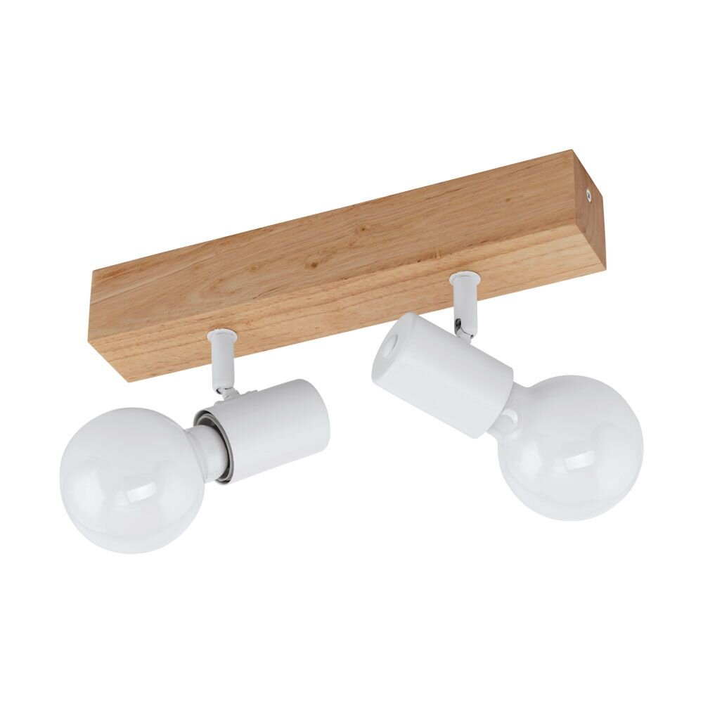 Eglo TOWNSHEND Spot Braun, Weiß, 2-flammig main product photo