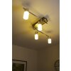 Trio Leuchten CLAPTON Deckenleuchte LED Aluminium, Chrom, Edelstahl, 4-flammig