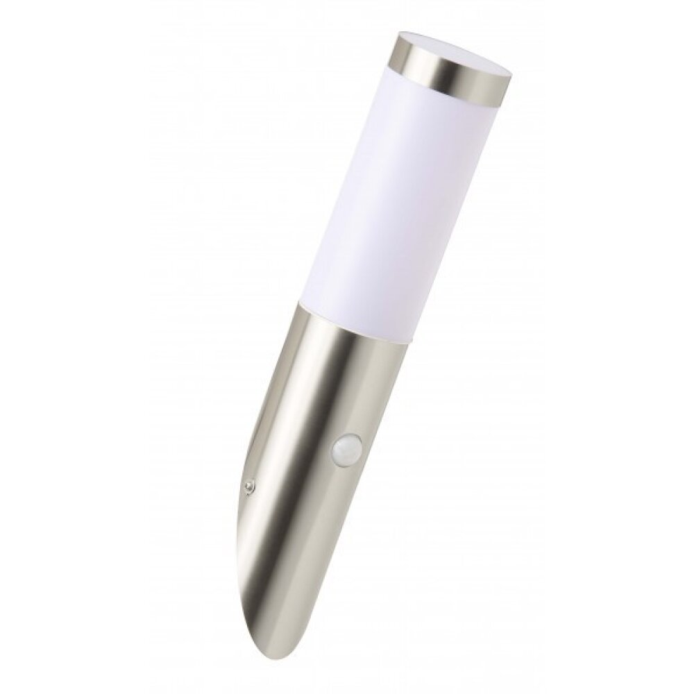 Brilliant Chorus Außenwandfackel Edelstahl, 1-flammig, Bewegungsmelder main product photo