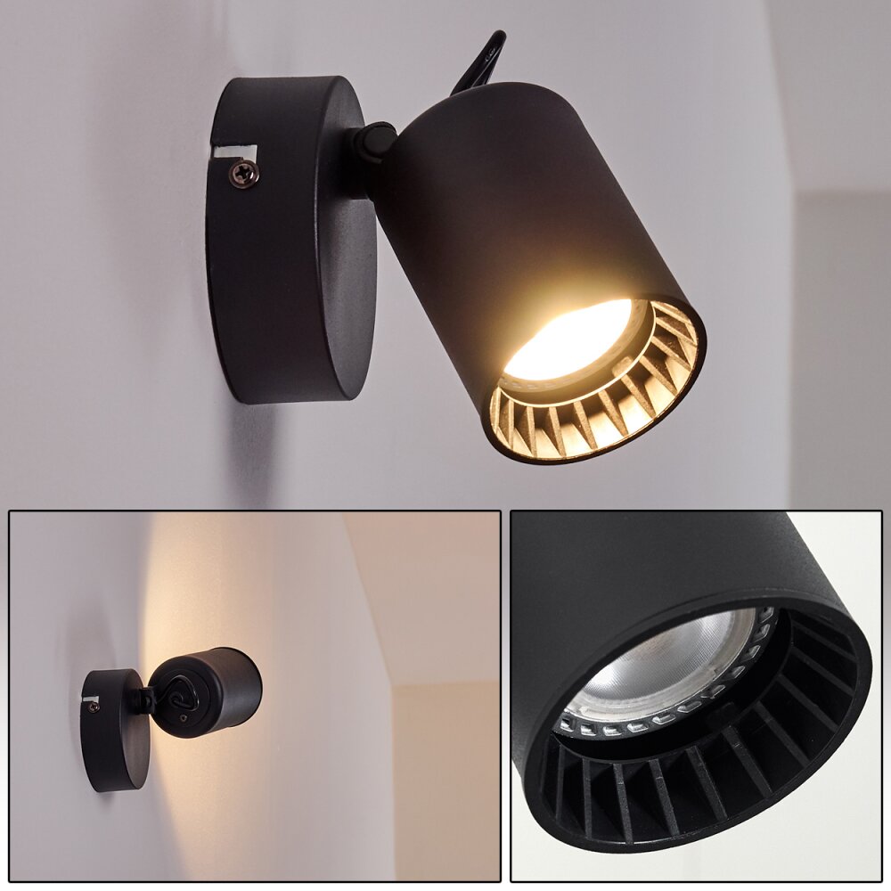 Kullaberg Wandleuchte Schwarz, 1-flammig main product photo