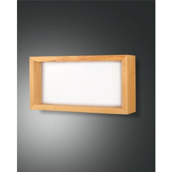 Fabas Luce Window Wandleuchte LED Braun, 1-flammig