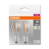 Osram LED 2er Set E27 6 Watt 2700 Kelvin 806 Lumen
