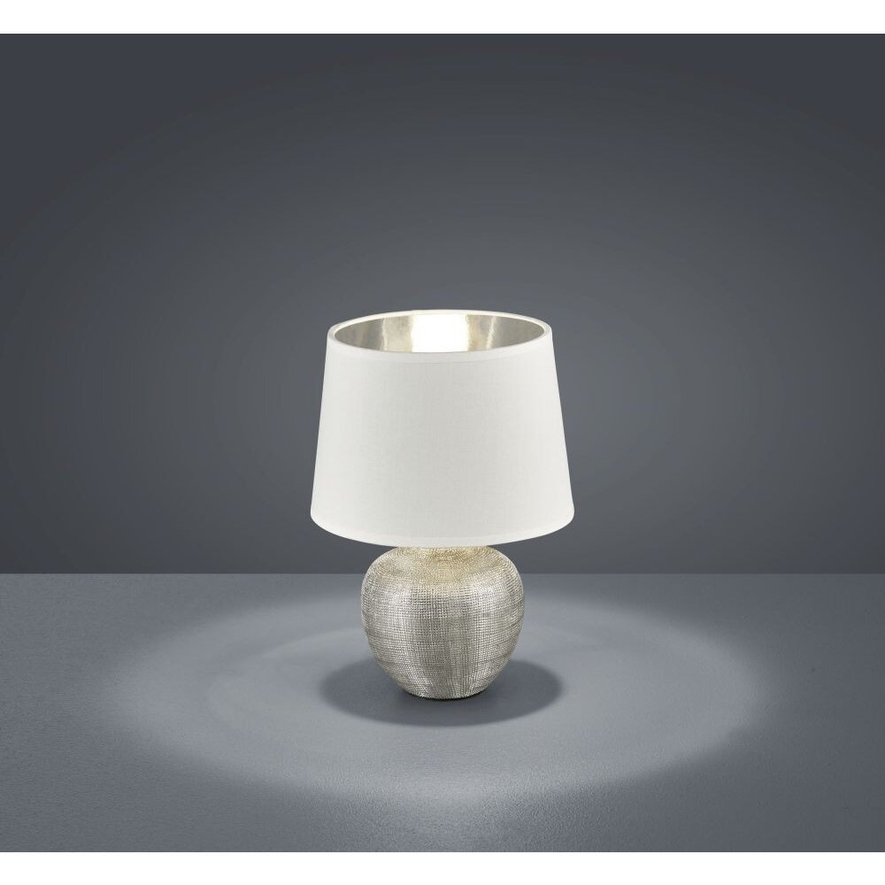 Reality LUXOR Tischleuchte Silber, 1-flammig main product photo