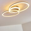 Lithgow Deckenleuchte LED Silber, 1-flammig