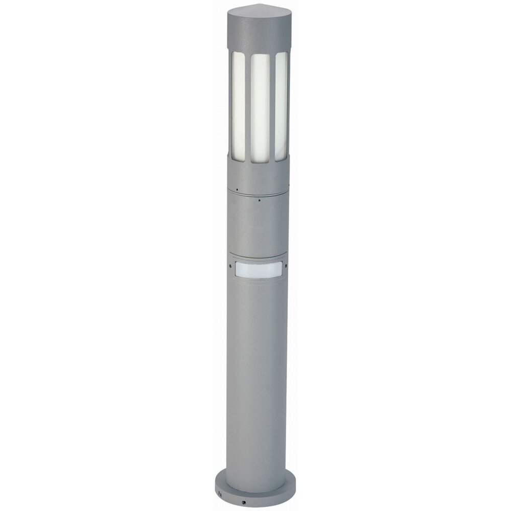 Albert Leuchten 2019 Sockelleuchte Silber, 1-flammig, Bewegungsmelder main product photo
